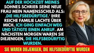 Als alleinerziehende Mutter kam ich zur Hochzeit meines Sohnes–auf dem Namensschild ‚Hilfsbedürfti