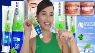 FACE-U JAPAN TECH, BAKING SODA TOOTHPASTE MY HONEST REVIEW! NAKAKAPUTI BA NG NGIPIN #toothpaste