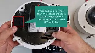 Bosch Security - Resetting the FLEXIDOME 8100i to factory defaults
