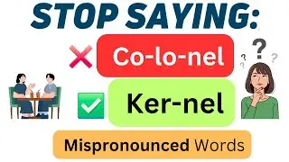 Mispronounced English Words | Correct Pronunciation & Meaning | Improve Your English Pronunciation
