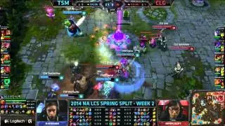Bjergsen Highlights LCS week 2