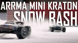 Snow Bashing the ARRMA MINI KRATON & KRATON 6S | Family RC Fun