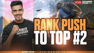 AJJ TOP 2 ? | CONQUEROR RANK PUSH DAY 34 | BGMI LIVE | UZU GAMER