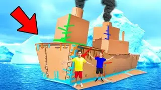 Riesiges BOOT AUS PAPPE Challenge!