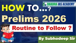 Prelims 2026 - Routine to follow | APSC & UPSC Coaching | Best APSC & UPSC Coaching in Guwahati