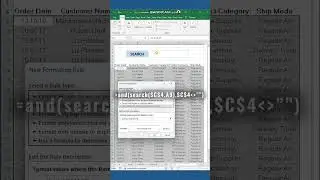 Search box in #microsoft #excel #subscribe #new #shortvideo #shorts #like #new