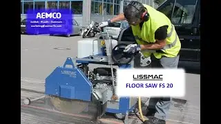 FLOOR SAW LISSMAC FS20    #AEMCO #saudiarabia #concretefloor
