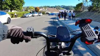 Day 2: School To Home On An Ebike! #ebike #pov 