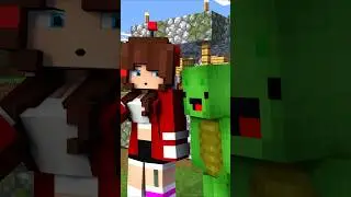 Baby Mikey uses JJ's Sister 🧠🕹️ - MAIZEN Minecraft Animation #shorts