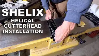 Установка спиральной режущей головки Shelix и свежевороненных деталей!