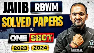 JAIIB RBWM Previous Year Question Paper | JAIIB RBWM Memory Based Solved Questions | JAIIB EduTap