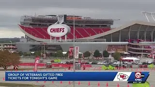 Local veteran receives free ticket to Chiefs vs. Commanders game