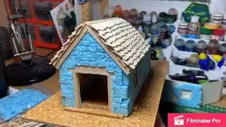 Making foam bricks, carving wood details and mold making!