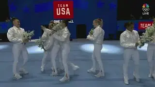 Women's gymnastics team rock new custom jackets ahead of Olympics