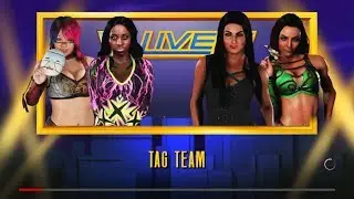 WWE Super ShowDown Asuka & Naomi vs The IIconics