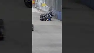 Pascal Wehrlein's Scary Crash in S&atilde;o Paulo | #Shorts #FormulaE