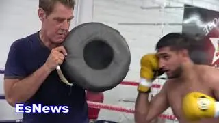 (BOOM) Amir Khan Very Powerful With Joe Goossen EsNews Boxing