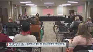 Policy would allow teachers to carry guns at school