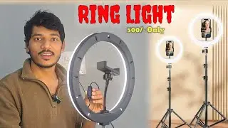 Ring Light Tripod Stand Under ₹500 / Best Budget Ringlight For Youtube & Reels / GODUGU KALYAN