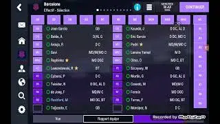 Nouvelle carri&egrave;re manager fm mobile avec Barcelone 