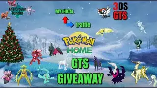 🔴Pokemon Home & 3DS GTS Giveaway!🔴!raffle for Legit Shiny Manaphy Shiny Darkrai Shiny Mew🔴(see list)
