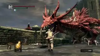 How to kill Hellkite Drake/Red Dragon || Dark Souls Remastered