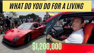 What A Ferrari F40 Driver Does For a Living | Daniel Mac