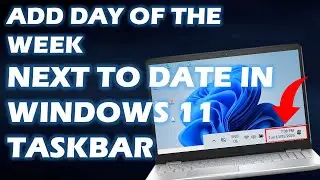 Как добавить день недели рядом с датой на панели задач Windows 11