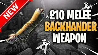 NEW* &pound;10 BACKHANDER MELEE WEAPON | Channel Update Video *Important*