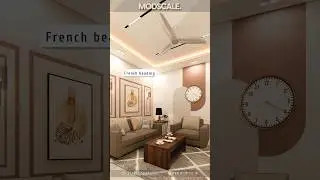 Elegantly designed living room interior designed by us...