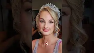 Check out this princess bridal makeup transformation!