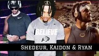 🏈 Shedeur Sanders | Kaidon Salter | Ryan Staub Flex Deep Ball Passing! #coloradofootball  #sports