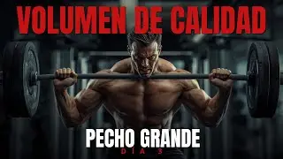 &iquest;PECHO GRANDE SIN GANAR BARRIGA? | Mi Rutina Explosiva de Pectorales (Dieta IG Bajo) | DIA 3: PECHO