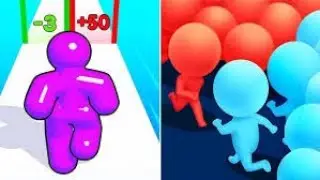 Tall Man Run 3D Vs Count Master 3D 🟤⚫️New Levels Big New Update Max Walkthrough Android