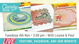 Clarity Social TV - Tuesday 4th November 2025 - 2pm