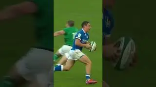 Paolo Garbisi: la meta contro l'Irlanda, 2020