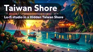 Lo-Fi Chill in a Hidden TAIWAN Shore  | Tropical Beats for Deep Focus
