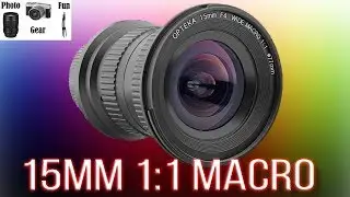 15mm 1:1 Macro Lens - Opteka 15mm f/4 Lens on Canon SL2