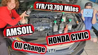 AMSOIL 1 Year/13,780 Mile Honda Civic Oil Change Follow Up