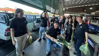 SARAPAN PAGI BERSAMA TEAM YOUTUBER // BELI BARANG YANG NAK DIMASAK MARKET BANDAR RIYAL // 