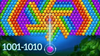 Bubble Shooter Gameplay Walkthrough Level 1001-1010