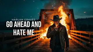 Harlan Graves - Go Ahead and Hate Me (Official Lyrics Video) | Dark Country Acoustic