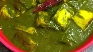  Palak paneer recipe- Indian cooking| Tasty paneer recipe