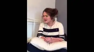 Emily Louise singing a cover of 'Girl on fire' by Alicia Keys