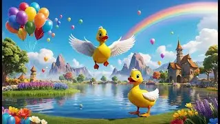 Ducky Flappy Wings Go Flap Flap Flap | Fun Song for Kids | Interactive Nursery Rhyme for Toddlers