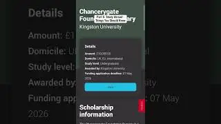 Part 5 Study Abroad Things You Should Know: Where to Find Scholarships #ucas #internationalstudents