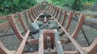The process of making a homemade fishing boat. vid 1.
