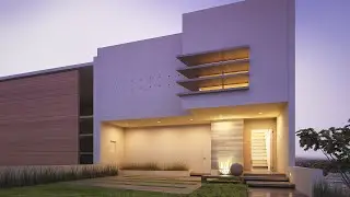 Exterior Realistic Night Render In Vray 3ds Max 2014 Without Hdri | CG Deep  | Tutorial