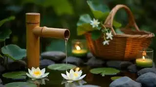 Whispering Skies & Flowing Bamboo Oasis | Deep Sleep Journey for Insomnia Relief