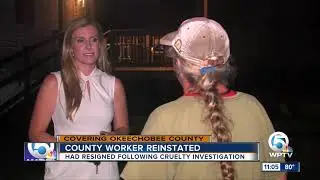 Former Okeechobee County Animal Control supervisor reinstated following cruelty investigation